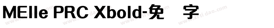 MElle PRC Xbold字体转换